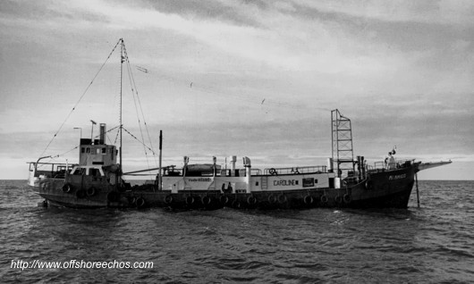 Mi Amigo with temp mast